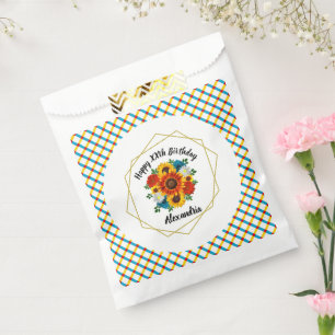 Summer Picnic Party Geometric Floral Geschenktütchen