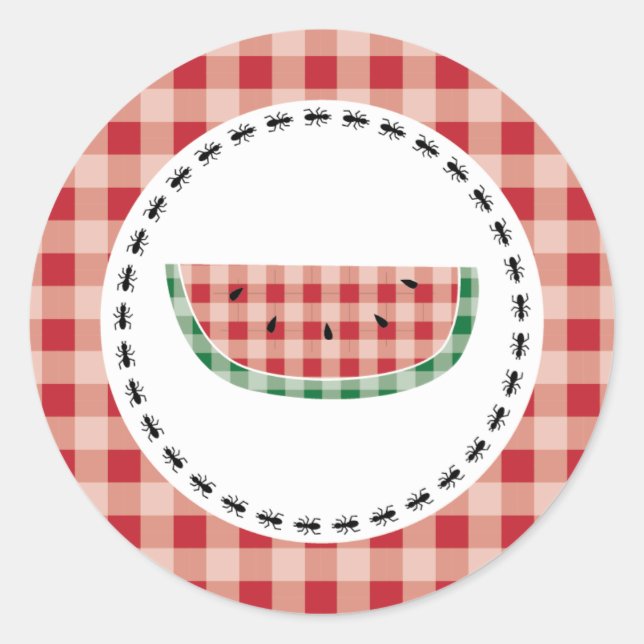 {Summer Picnic} Watermelon Stickers - Red (Vorderseite)