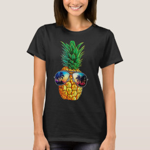 Summer Pineapass Sonnenbrille Aloha Beaches Hawaii T-Shirt