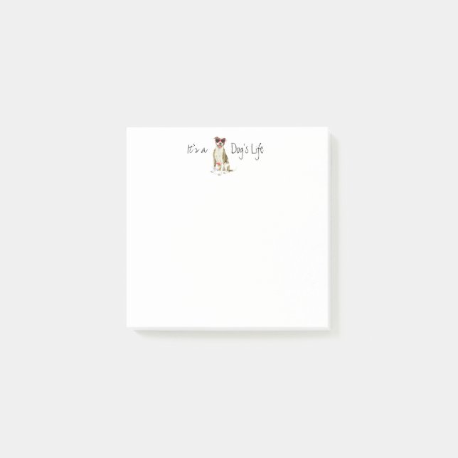 Summer Pit Bull Terrier Post-it Notes Post-it Klebezettel (Vorderseite)
