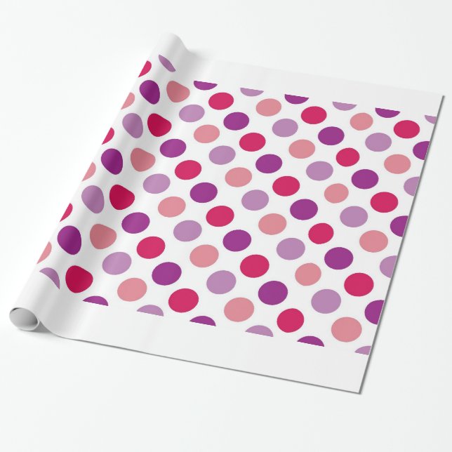 Summer Polka Dots Geschenkpapier (Ungerollt)
