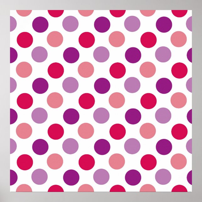 Summer Polka Dots Poster (Vorne)
