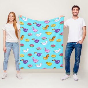 Summer Pool Float Muster Fleecedecke