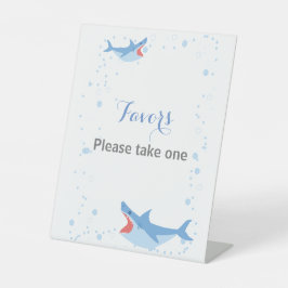 Summer Pool Party Shark Float Guest Book Geburtsta Sockelschild