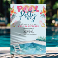 Summer Pool Party Sweet 16 Geburtstag