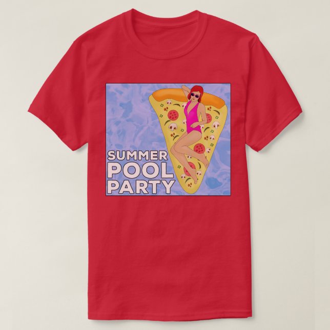 Summer Pool Party T-Shirt (Design vorne)