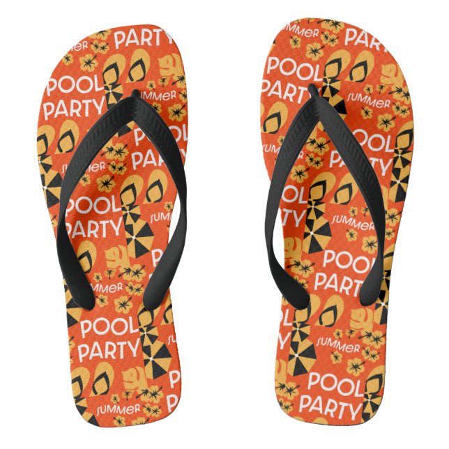 Summer Pool Partys Flip Flops (Fußbett)