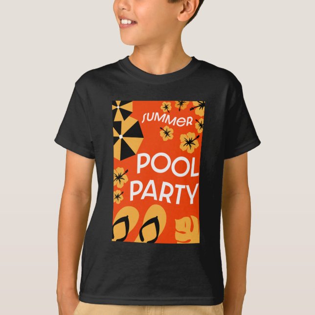 Summer Pool Partys T - Shirt (Vorderseite)