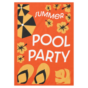 Summer Pool Partys Tischdecke
