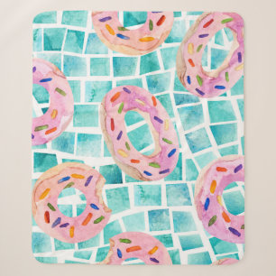 Summer Pool schwimmt Wasserfarbe Mosaik Sherpadecke