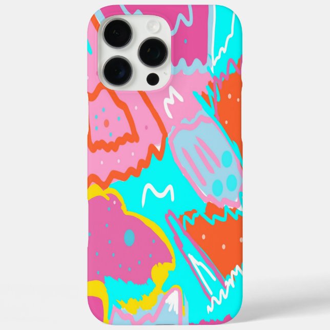 Summer Poolside Vibes Abstrakte Kunst Case-Mate iPhone Hülle (Rückseite)