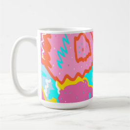 Summer Poolside Vibes Abstrakte Kunst Kaffeetasse