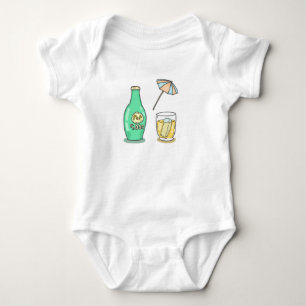 Summer Pop Soda Vibes - Niedlicher Cartoon Drink Baby Strampler