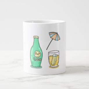 Summer Pop Soda Vibes - Niedlicher Cartoon Drink Jumbo-Tasse