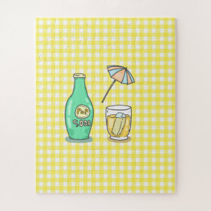 Summer Pop Soda Vibes - Niedlicher Cartoon Drink Puzzle