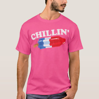 Summer Popsicle Chillin Funny Bomb Retro 80er Pop  T-Shirt