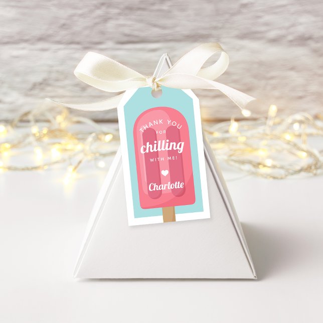 Summer Popsicle Kindergeburtstag Gastgeschenk Geschenkanhänger (Von Creator hochgeladen)