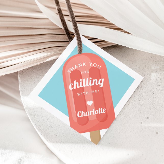 Summer Popsicle Kindergeburtstag Gastgeschenk Geschenkanhänger (Von Creator hochgeladen)