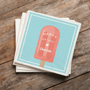 Summer Popsicle Kindergeburtstag Party Serviette