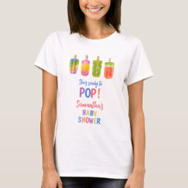 Summer Popsicle Mommy zu Baby Dusche T-Shirt