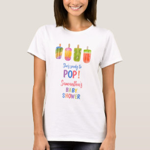 Summer Popsicle Mommy zu Baby Dusche T-Shirt