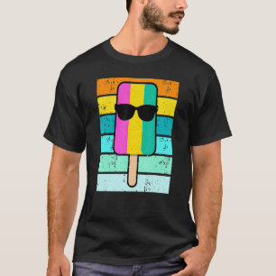 Summer Popsights Ice Cream Beach Pool Party T-Shirt