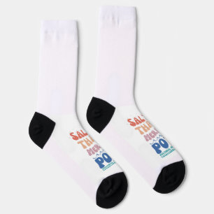 Summer Print Crew Socks Socken