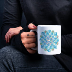 Summer Rain Mandala Kaffeetasse