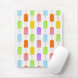 Summer Rainbow Popsicles Pattern Mousepad