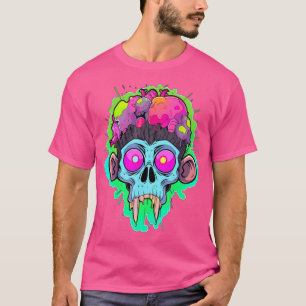 Summer Rave Edm Monkey Dj Psychedelic Festival T-Shirt