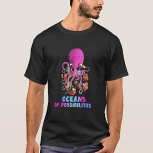 Summer Reading 2022 Bibliothekare Ozeane der Mögli T-Shirt