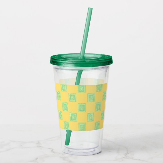 Summer-Ready Acrylic Tumbler - 16 oz Acryltrinkbecher (Rückseite)