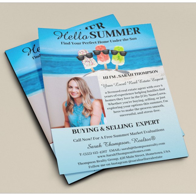 Summer Real Anwesen Einführung Flyer (Von Creator hochgeladen)