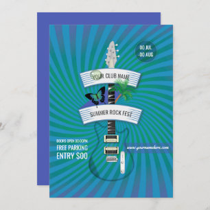 Summer Rock Festival - Logo-Einladung hinzufügen Einladung