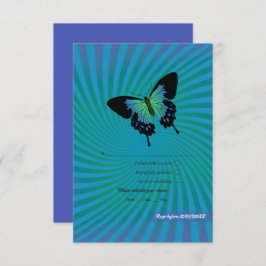 Summer Rock Festival Wedding RSVP Karte