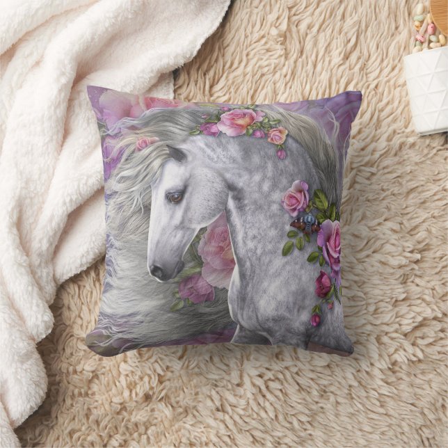 Summer Rose Throw Kissen (Decke)