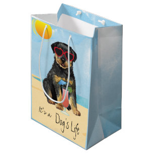 Summer Rottweiler Mittlere Geschenktüte
