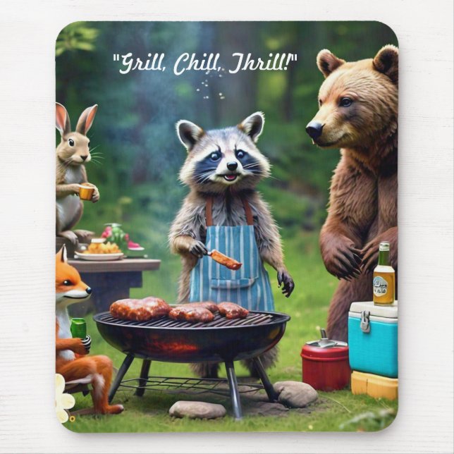 "Summer Safari Soiree" Mousepad (Vorne)