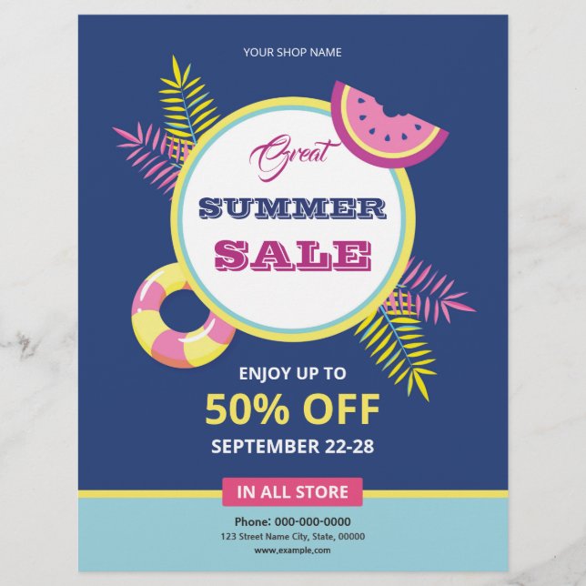 Summer Sale Flyer (Vorne)