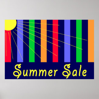 Summer Sale Store Sign Poster