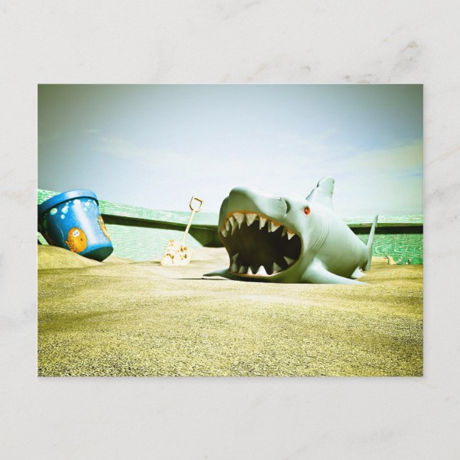 Summer Sand Box Spaß 01 Postkarte (Vorderseite)