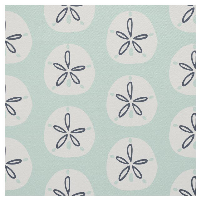 Summer Sand Dollar Cotton Twill Fabric Stoff (Muster)