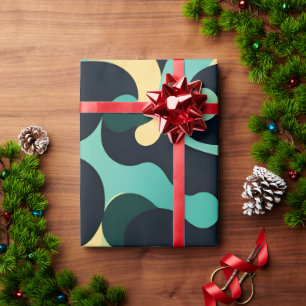 Summer Sea Breeze Mosaik Muster Geschenkpapier