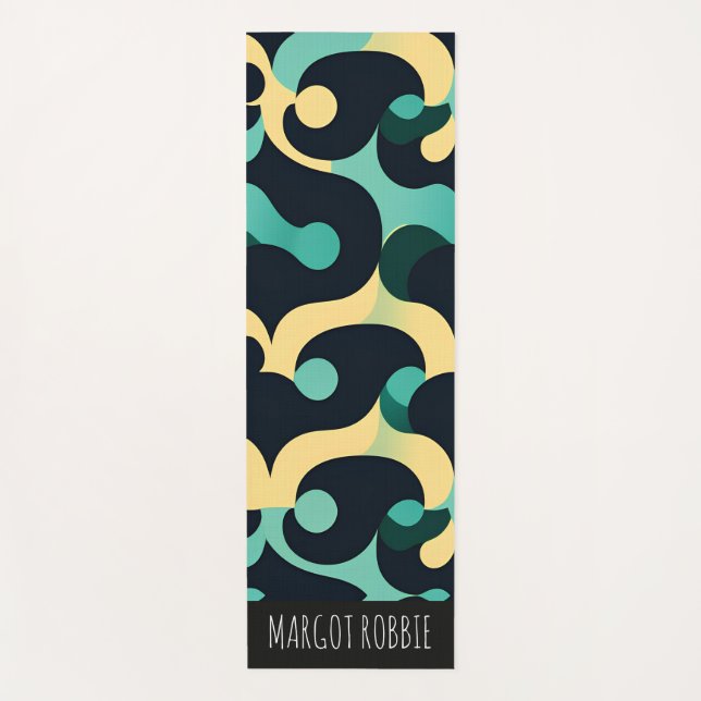 Summer Sea Breeze Mosaik Muster Yogamatte (Vorderseite)