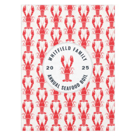 Summer Seafood Boil Family Lobster Party Custom Tischdecke
