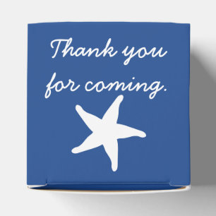 Summer Seashells in Blue Gevor Box Geschenkschachtel