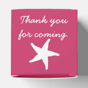 Summer Seashells in Raspberry Gevor Box Geschenkschachtel