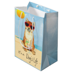 Summer Shiba Inu Mittlere Geschenktüte