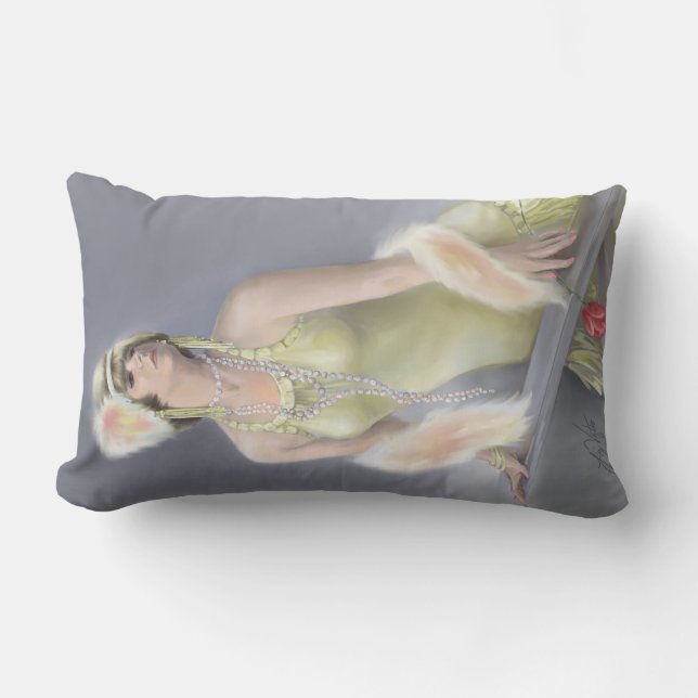 Summer Siren Throw Kissen Lumbar (Vorderseite)