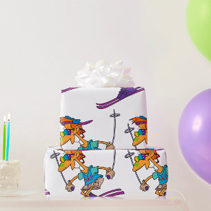 Summer Skier Geschenkpapier